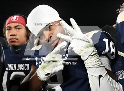 Thumbnail 3 in Mater Dei vs. St. John Bosco (Post Game) photogallery.