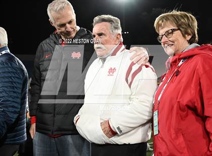 Thumbnail 2 in Mater Dei vs. St. John Bosco (Post Game) photogallery.