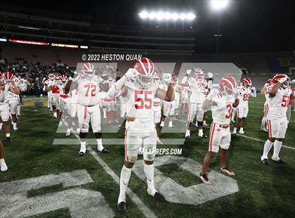 Thumbnail 3 in Mater Dei vs. St. John Bosco (Post Game) photogallery.