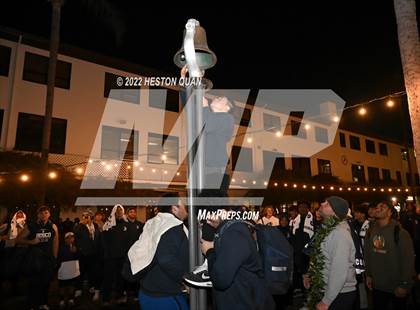 Thumbnail 3 in Mater Dei vs. St. John Bosco (Post Game) photogallery.