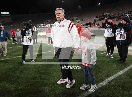 Thumbnail 3 in Mater Dei vs. St. John Bosco (Post Game) photogallery.