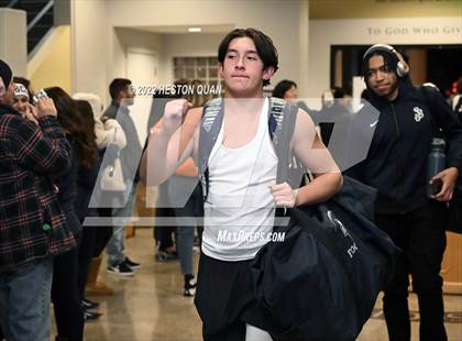 Thumbnail 2 in Mater Dei vs. St. John Bosco (Post Game) photogallery.