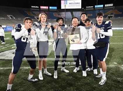 Thumbnail 1 in Mater Dei vs. St. John Bosco (Post Game) photogallery.