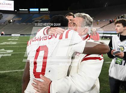 Thumbnail 2 in Mater Dei vs. St. John Bosco (Post Game) photogallery.