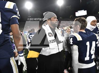 Thumbnail 2 in Mater Dei vs. St. John Bosco (Post Game) photogallery.