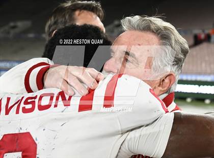 Thumbnail 1 in Mater Dei vs. St. John Bosco (Post Game) photogallery.