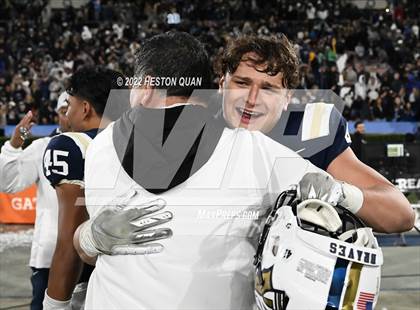 Thumbnail 3 in Mater Dei vs. St. John Bosco (Post Game) photogallery.