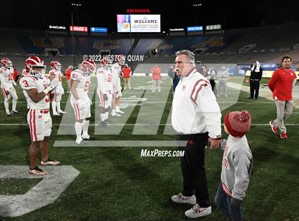 Thumbnail 2 in Mater Dei vs. St. John Bosco (Post Game) photogallery.