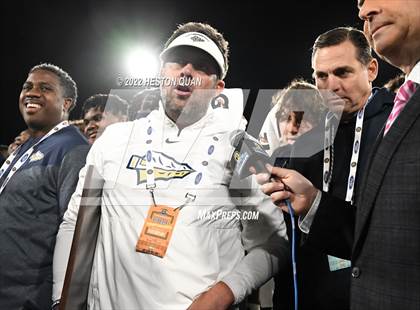 Thumbnail 3 in Mater Dei vs. St. John Bosco (Post Game) photogallery.
