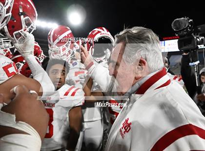 Thumbnail 2 in Mater Dei vs. St. John Bosco (Post Game) photogallery.