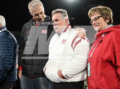 Thumbnail 1 in Mater Dei vs. St. John Bosco (Post Game) photogallery.