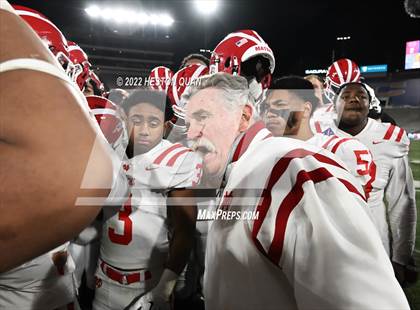Thumbnail 3 in Mater Dei vs. St. John Bosco (Post Game) photogallery.
