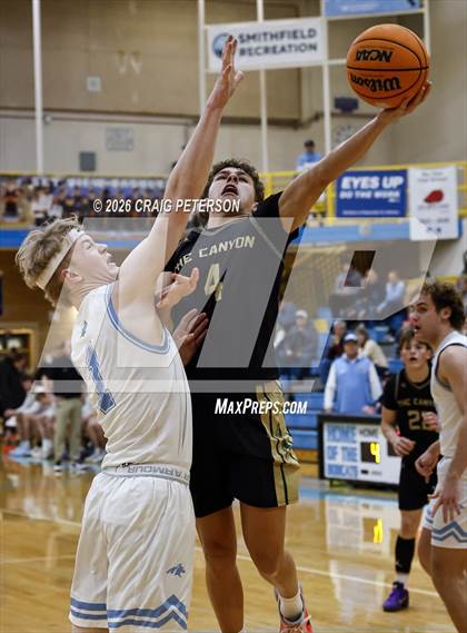 Thumbnail 2 in Sky View vs Snow Canyon (UHSAA 4A Second Round) photogallery.