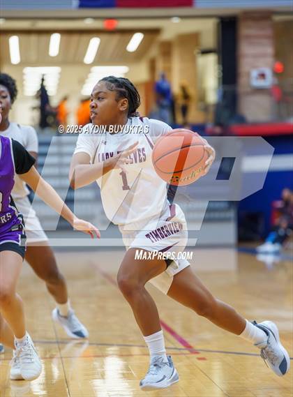 Thumbnail 3 in Mansfield Timberview vs. San Marcos (Allen Hoopfest Basketball Tournament) photogallery.