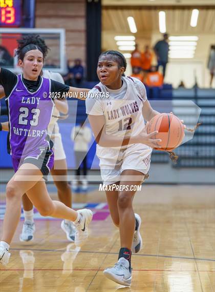 Thumbnail 3 in Mansfield Timberview vs. San Marcos (Allen Hoopfest Basketball Tournament) photogallery.
