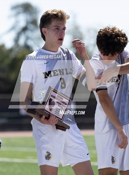 Thumbnail 2 in Menlo School vs. Hillsdale (CIF CCS D2 Boys Soccer Final) photogallery.