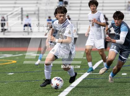 Thumbnail 2 in Menlo School vs. Hillsdale (CIF CCS D2 Boys Soccer Final) photogallery.