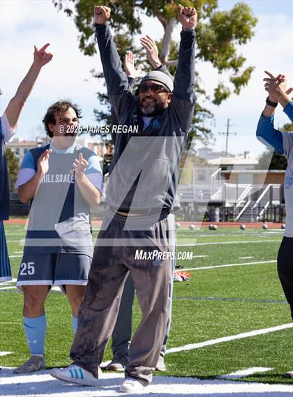 Thumbnail 1 in Menlo School vs. Hillsdale (CIF CCS D2 Boys Soccer Final) photogallery.