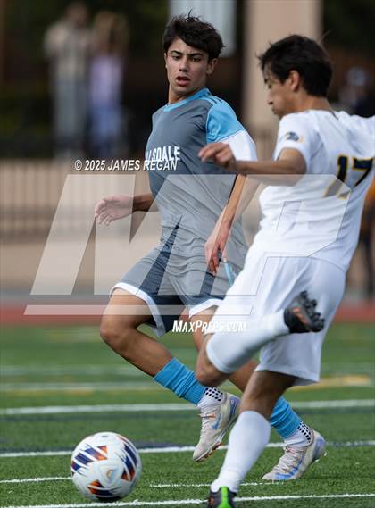 Thumbnail 3 in Menlo School vs. Hillsdale (CIF CCS D2 Boys Soccer Final) photogallery.