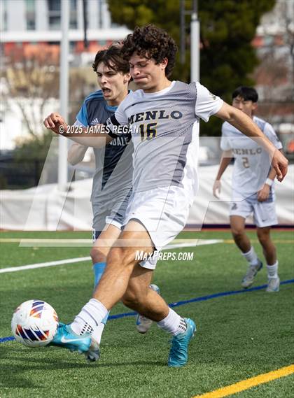 Thumbnail 1 in Menlo School vs. Hillsdale (CIF CCS D2 Boys Soccer Final) photogallery.