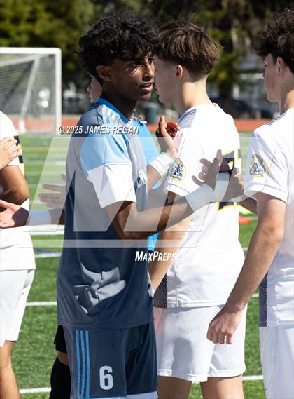 Thumbnail 2 in Menlo School vs. Hillsdale (CIF CCS D2 Boys Soccer Final) photogallery.