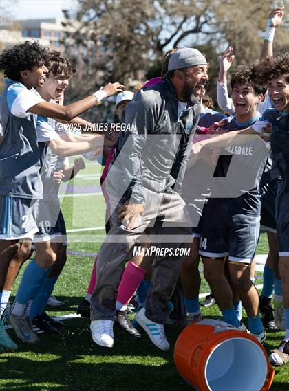 Thumbnail 2 in Menlo School vs. Hillsdale (CIF CCS D2 Boys Soccer Final) photogallery.
