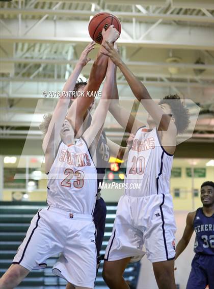 Thumbnail 1 in West Springfield vs. Washington-Lee (George Long Holiday Hoops Tournament) photogallery.