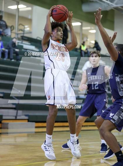 Thumbnail 2 in West Springfield vs. Washington-Lee (George Long Holiday Hoops Tournament) photogallery.