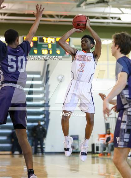 Thumbnail 2 in West Springfield vs. Washington-Lee (George Long Holiday Hoops Tournament) photogallery.