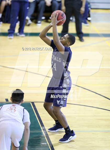 Thumbnail 1 in West Springfield vs. Washington-Lee (George Long Holiday Hoops Tournament) photogallery.