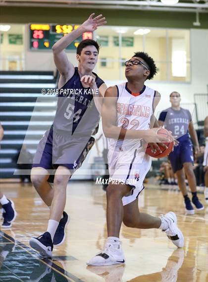 Thumbnail 1 in West Springfield vs. Washington-Lee (George Long Holiday Hoops Tournament) photogallery.