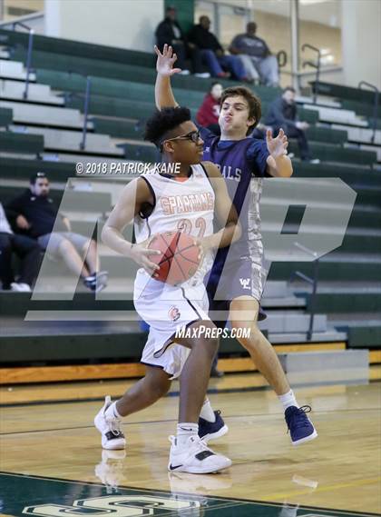 Thumbnail 2 in West Springfield vs. Washington-Lee (George Long Holiday Hoops Tournament) photogallery.