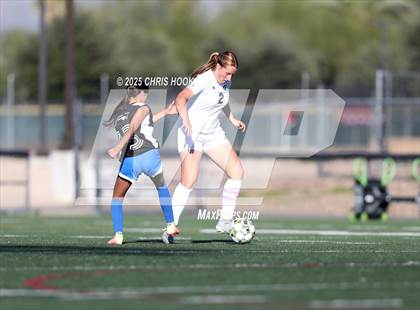 Thumbnail 2 in Sunnyside vs Pusch Ridge Christian Academy (Kelly Pierce Soccer Tournament) photogallery.
