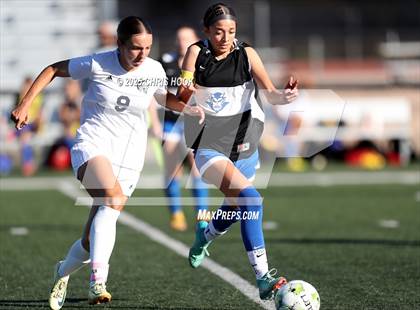 Thumbnail 2 in Sunnyside vs Pusch Ridge Christian Academy (Kelly Pierce Soccer Tournament) photogallery.