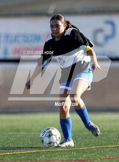 Thumbnail 2 in Sunnyside vs Pusch Ridge Christian Academy (Kelly Pierce Soccer Tournament) photogallery.