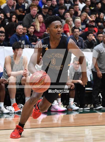 Thumbnail 3 in Sierra Canyon vs. Rancho Christian (The Classic at Damien) photogallery.