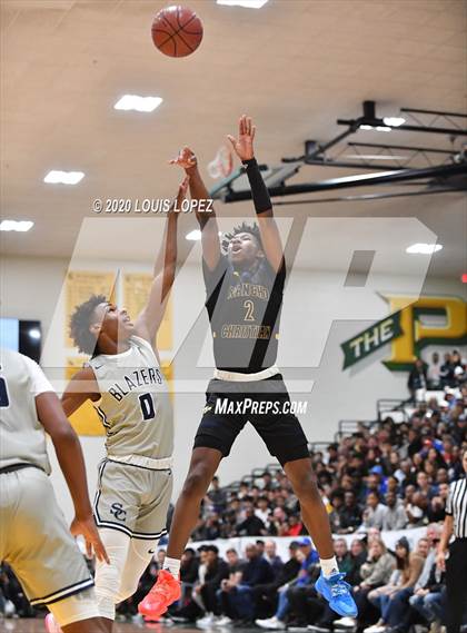 Thumbnail 2 in Sierra Canyon vs. Rancho Christian (The Classic at Damien) photogallery.