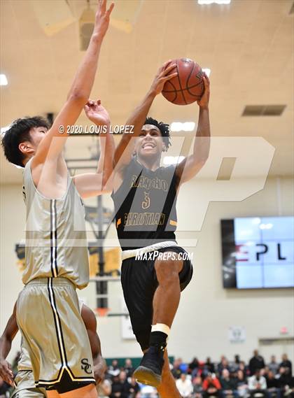 Thumbnail 2 in Sierra Canyon vs. Rancho Christian (The Classic at Damien) photogallery.