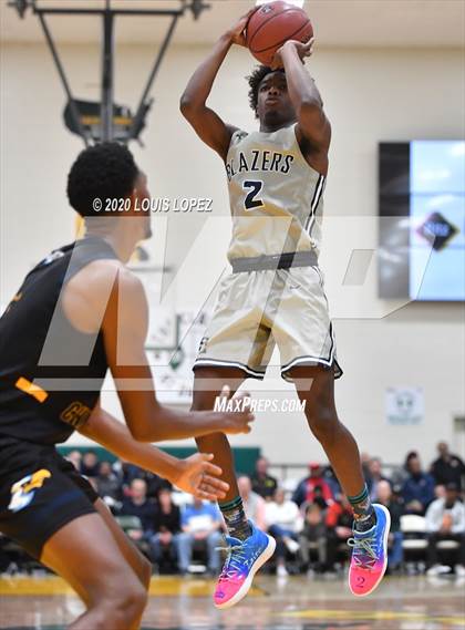 Thumbnail 3 in Sierra Canyon vs. Rancho Christian (The Classic at Damien) photogallery.
