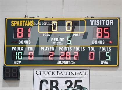 Thumbnail 1 in Sierra Canyon vs. Rancho Christian (The Classic at Damien) photogallery.
