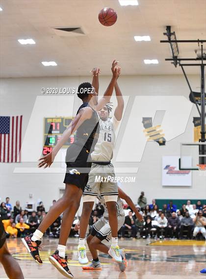 Thumbnail 2 in Sierra Canyon vs. Rancho Christian (The Classic at Damien) photogallery.