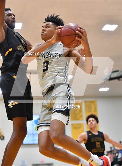 Thumbnail 1 in Sierra Canyon vs. Rancho Christian (The Classic at Damien) photogallery.