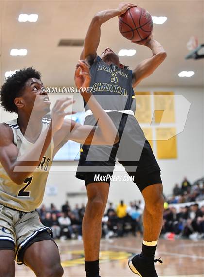 Thumbnail 3 in Sierra Canyon vs. Rancho Christian (The Classic at Damien) photogallery.
