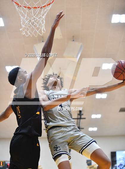 Thumbnail 1 in Sierra Canyon vs. Rancho Christian (The Classic at Damien) photogallery.