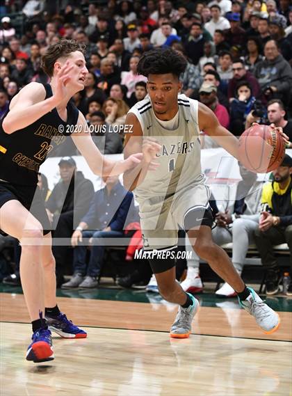 Thumbnail 1 in Sierra Canyon vs. Rancho Christian (The Classic at Damien) photogallery.