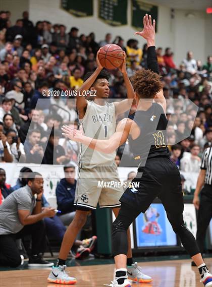 Thumbnail 3 in Sierra Canyon vs. Rancho Christian (The Classic at Damien) photogallery.