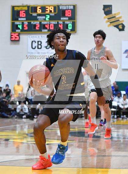 Thumbnail 3 in Sierra Canyon vs. Rancho Christian (The Classic at Damien) photogallery.