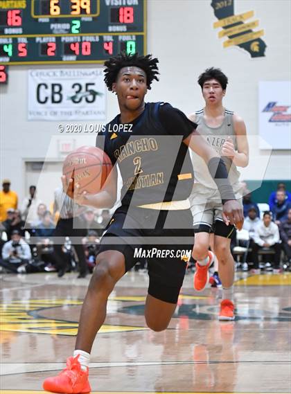 Thumbnail 2 in Sierra Canyon vs. Rancho Christian (The Classic at Damien) photogallery.