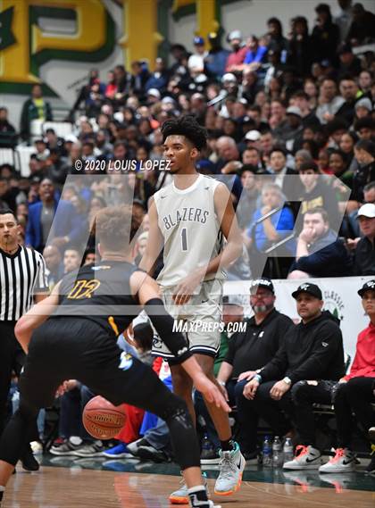 Thumbnail 1 in Sierra Canyon vs. Rancho Christian (The Classic at Damien) photogallery.