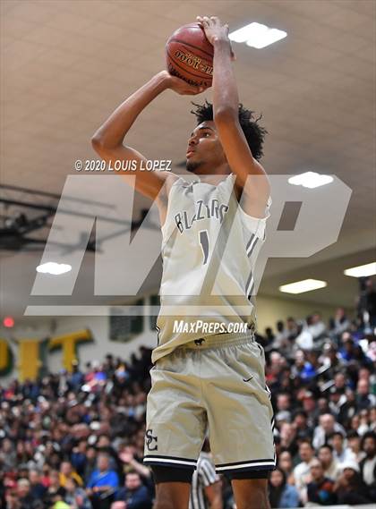 Thumbnail 3 in Sierra Canyon vs. Rancho Christian (The Classic at Damien) photogallery.